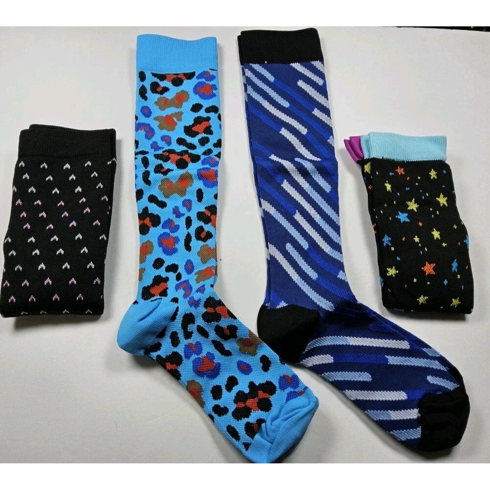 Unbranded Compression Lot Of 4 Pairs Socks Size S/M